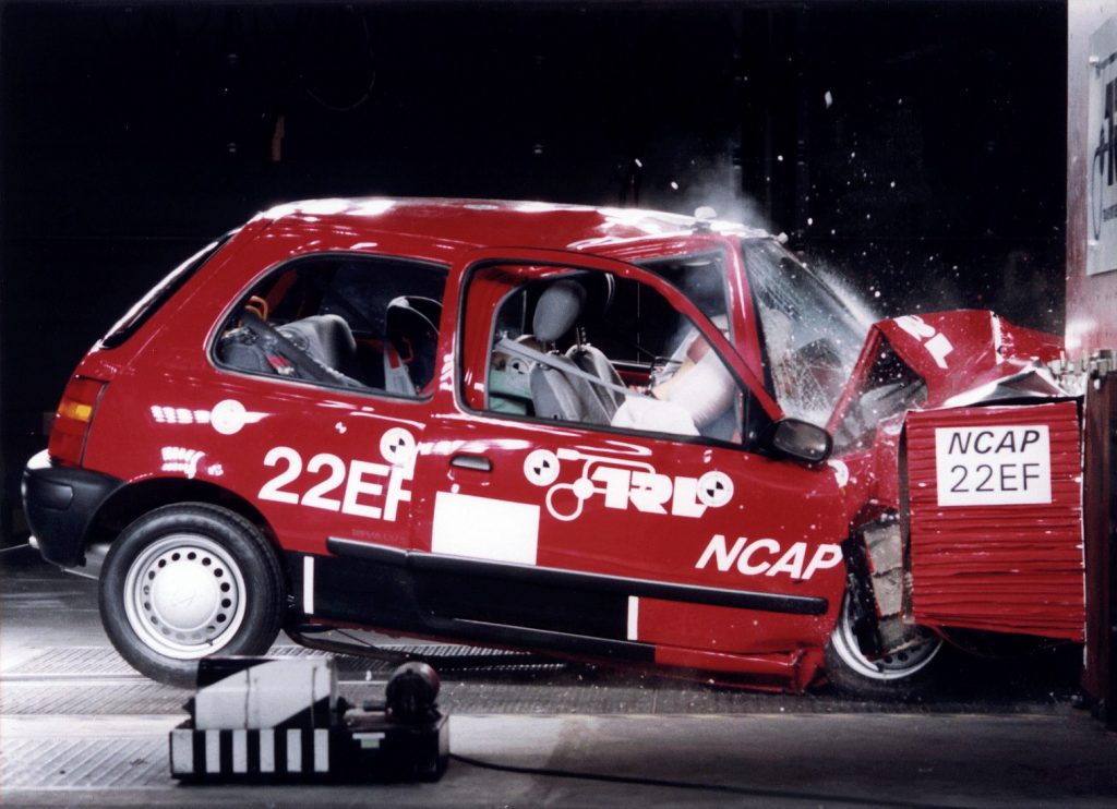 testy zderzeniowe Euro NCAP 
