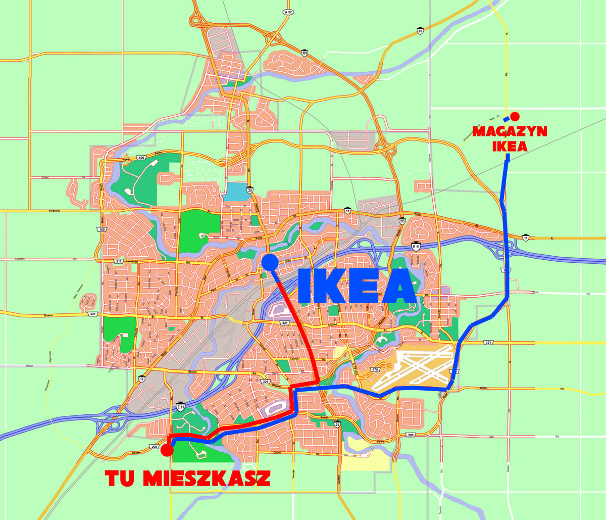 Ikea pod miastem 