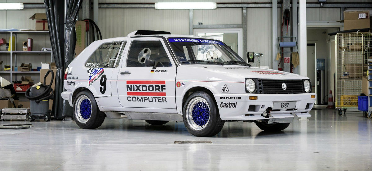 Odrestaurowany VW Golf Pikes Peak z 1987: dwa silniki to akurat tyle, ile potrzeba