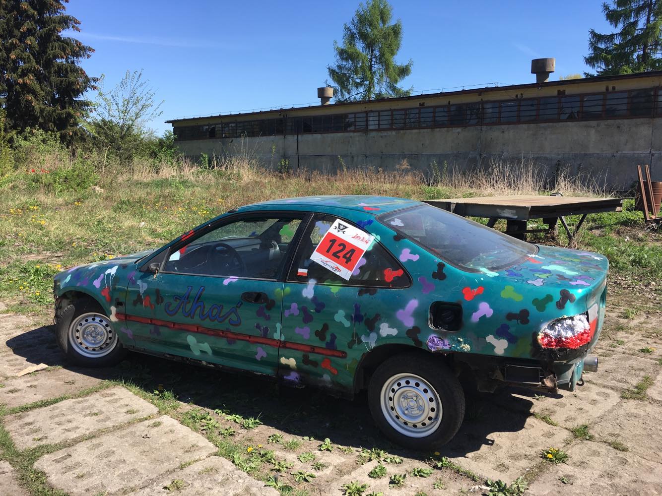 Honda Civic Wrak Race 