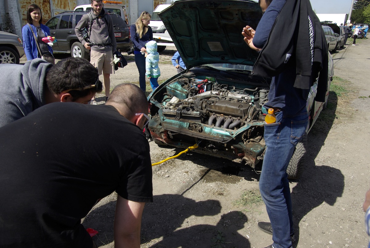Honda Civic Wrak Race 