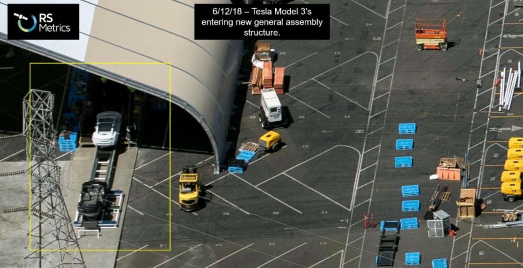 Tesla Model 3 namiot