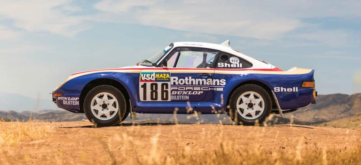 Wyjątkowe Porsche 959 z rajdu Paryż-Dakar trafiło na aukcję