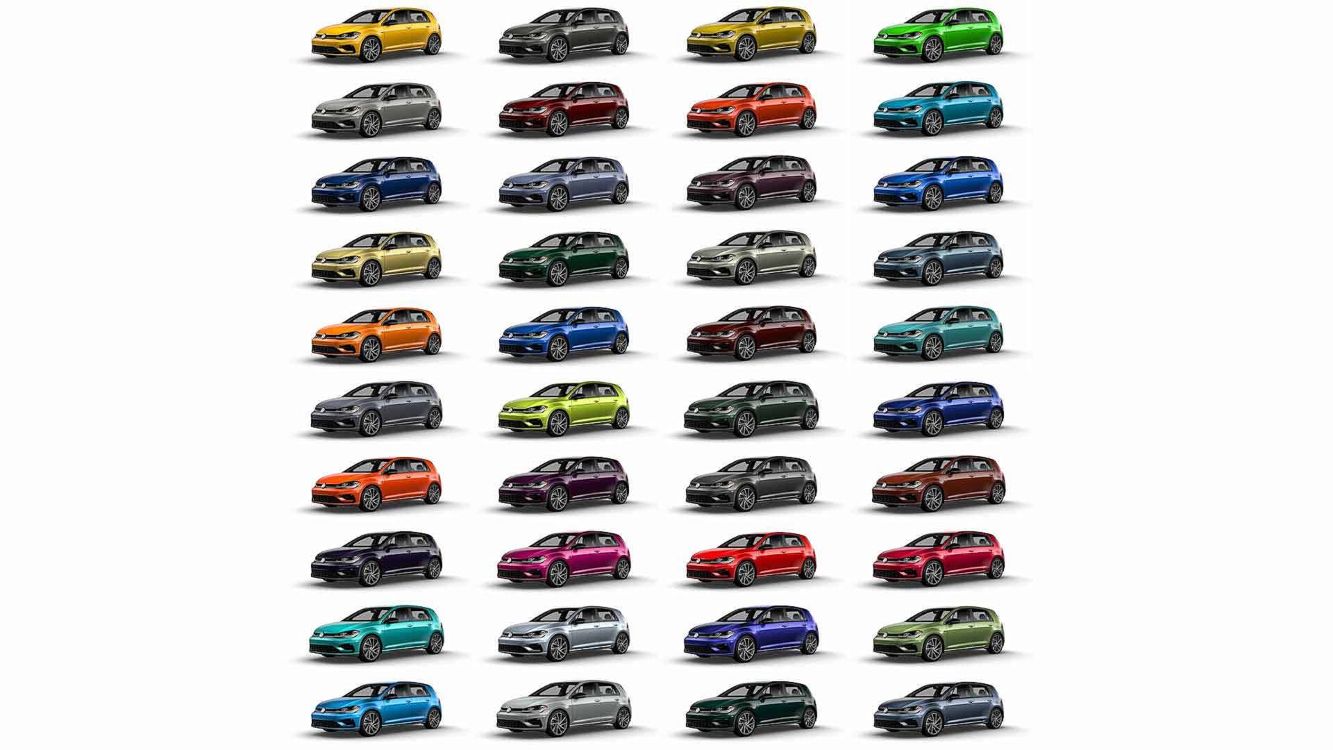 Golf R kolory 