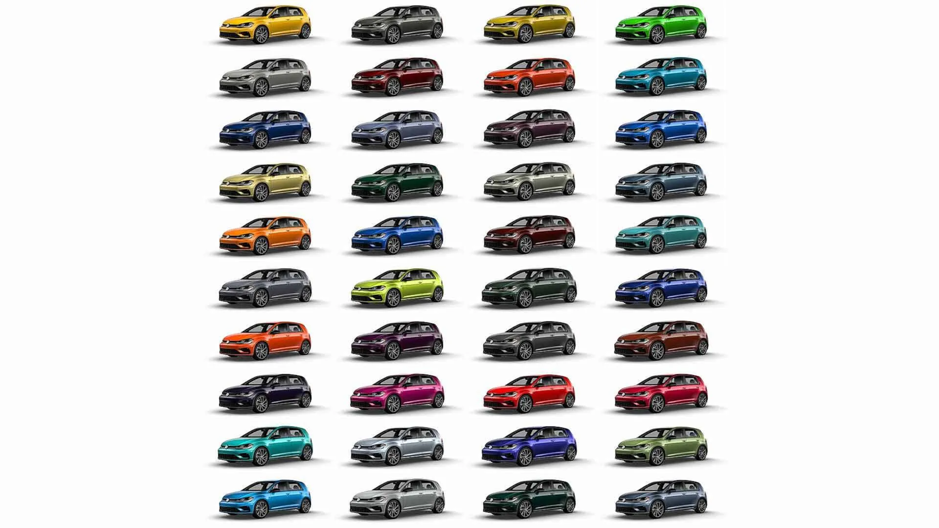 Golf R kolory 