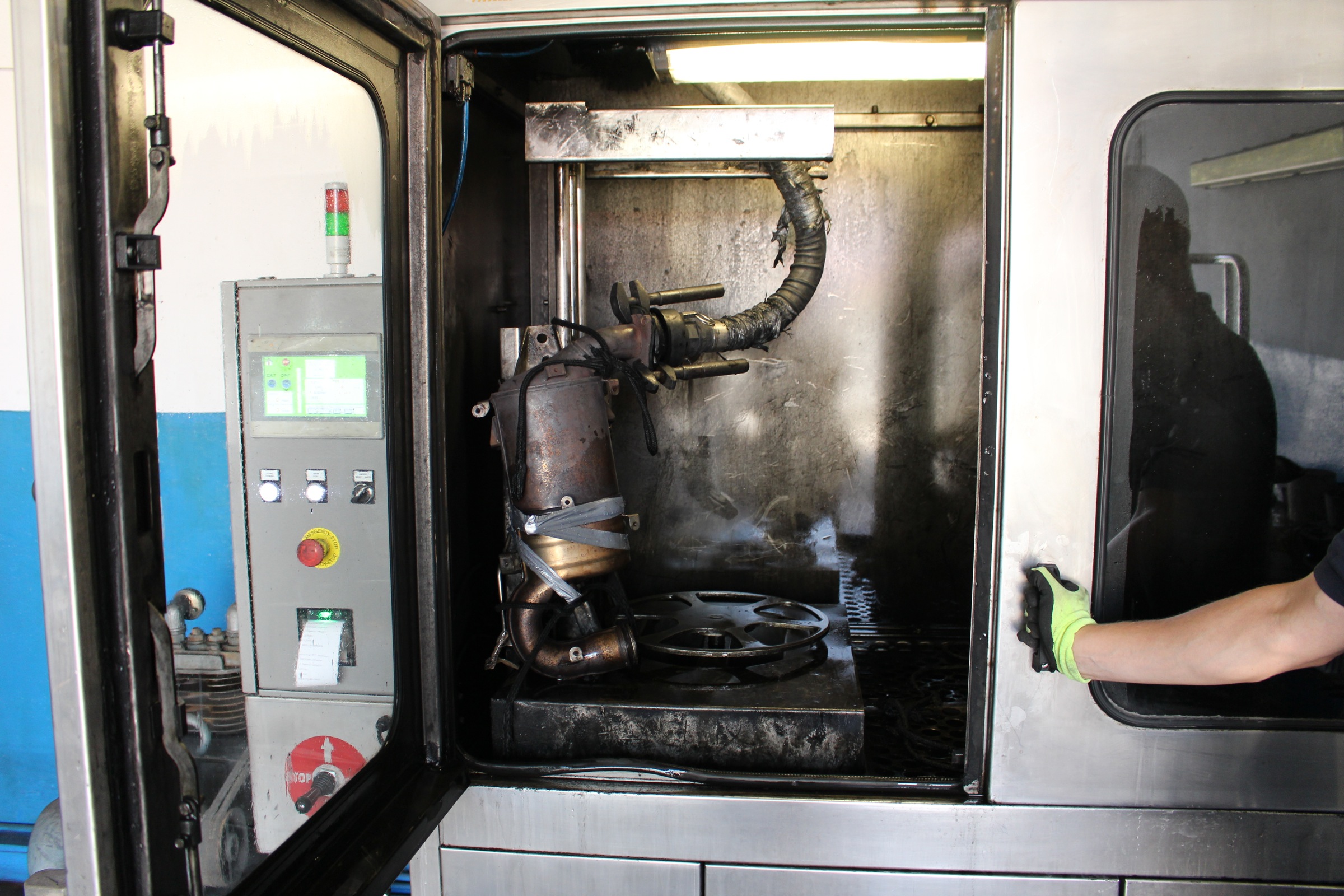 wodne czyszczenie DPF 