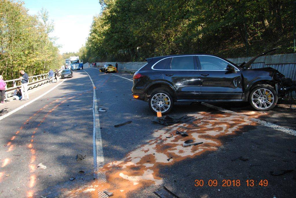 wypadek słowacja porsche