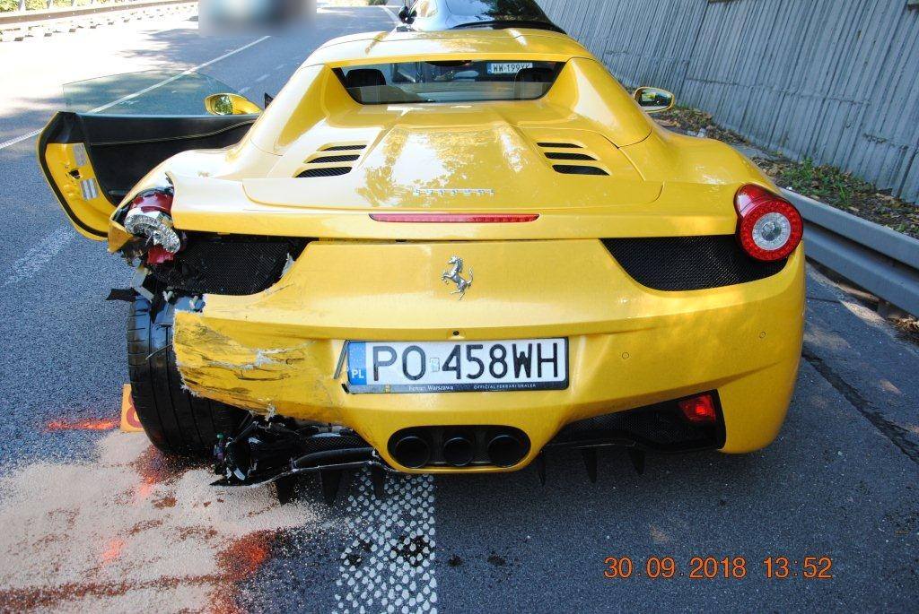 wypadek słowacja porsche