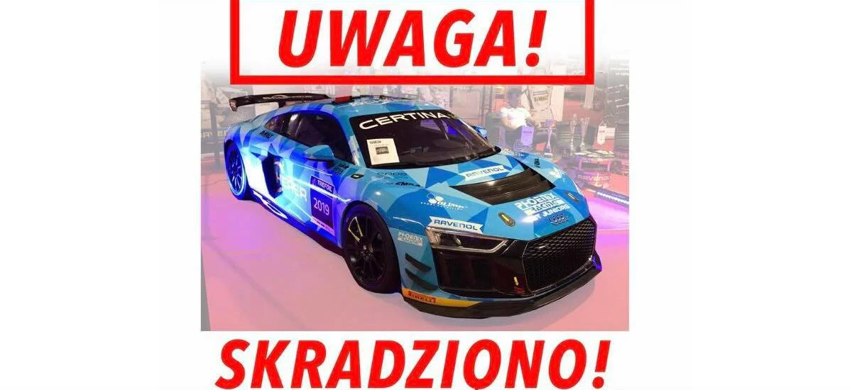 Kradzież Audi R8 z terenu Warsaw Motor Show to nie kradzież. To marketing