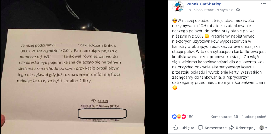 tankowanie panek cs 