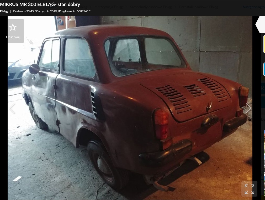 mikrus mr-300 na sprzedaż 