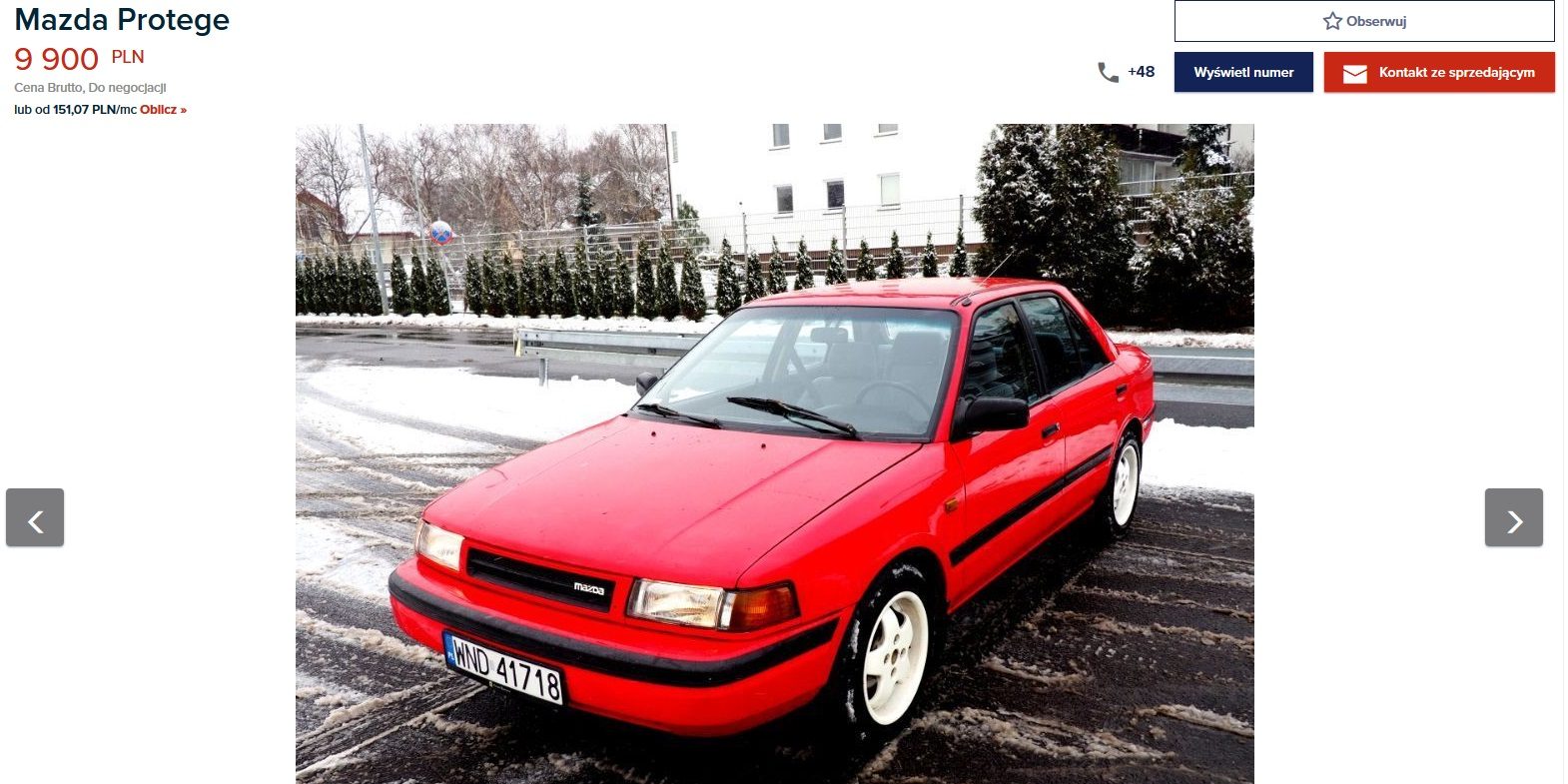 mazda protege otomoto