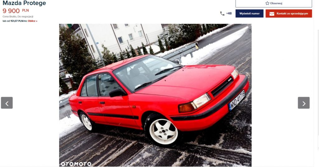 mazda protege otomoto