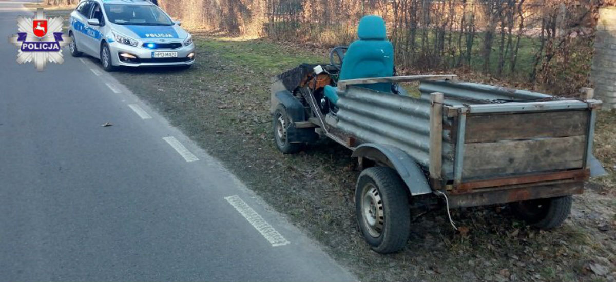 Jechał samochodem własnej konstrukcji z 3 promilami