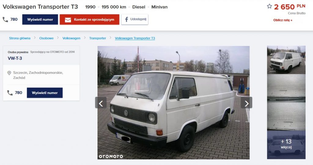 volkswagen transporter t3