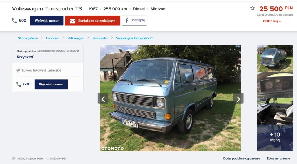 volkswagen transporter t3