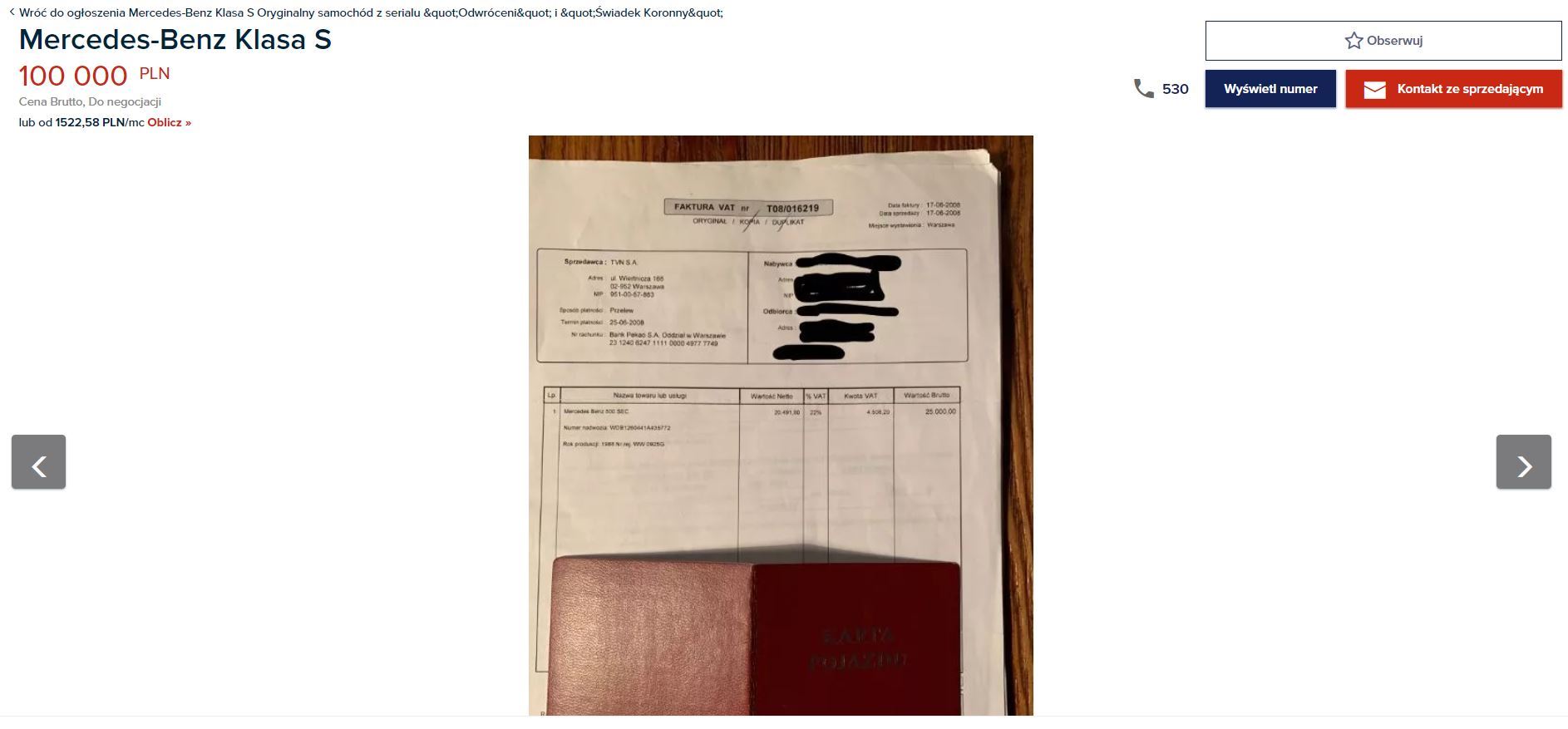 Kamil Durczok samochód