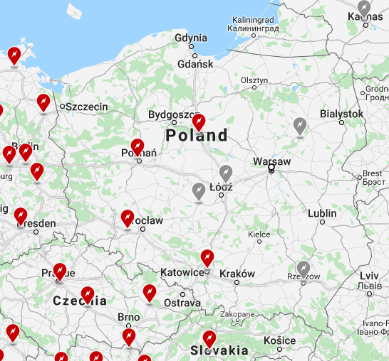 Tesla darmowe ładowanie Superchargery 