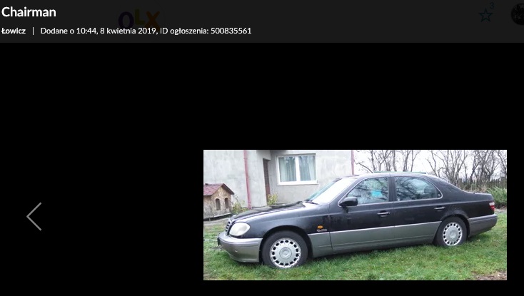 mercedes w124 daewoo chairman 