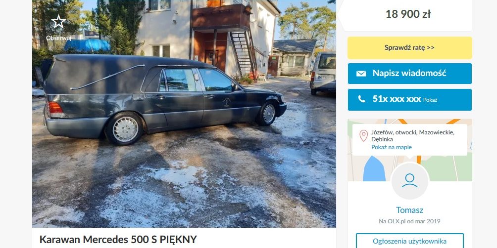 mercedes w140 karawan