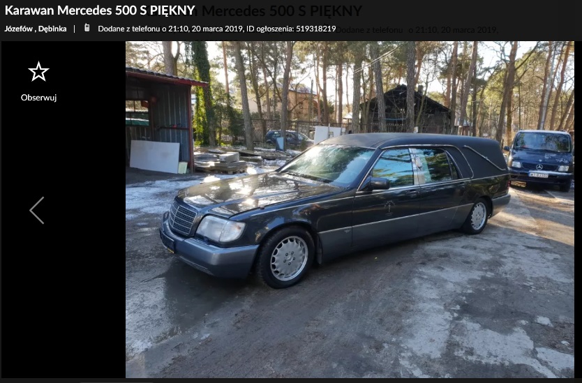 mercedes w140 karawan 