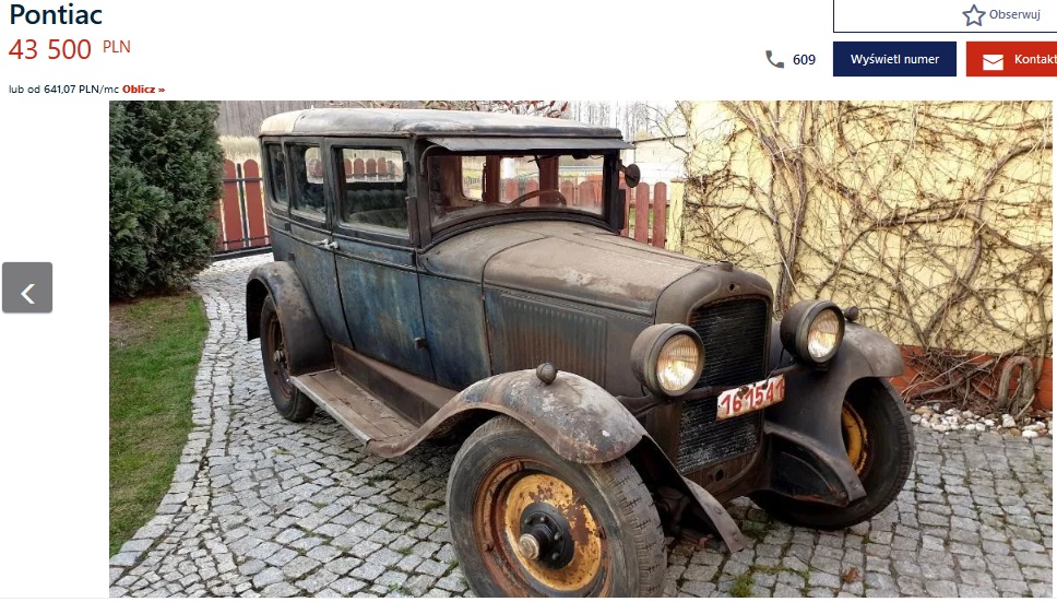 samochody zabytkowe ogłoszenia 