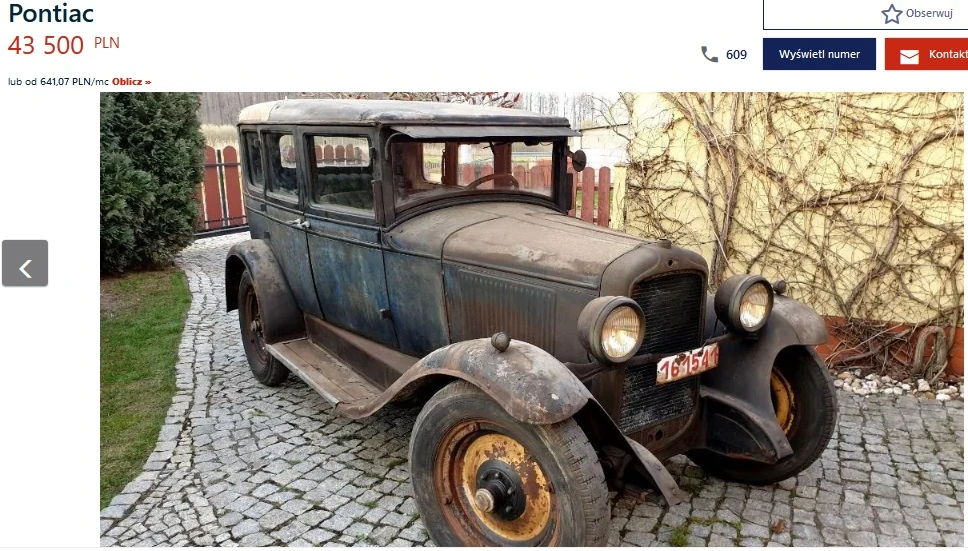samochody zabytkowe ogłoszenia