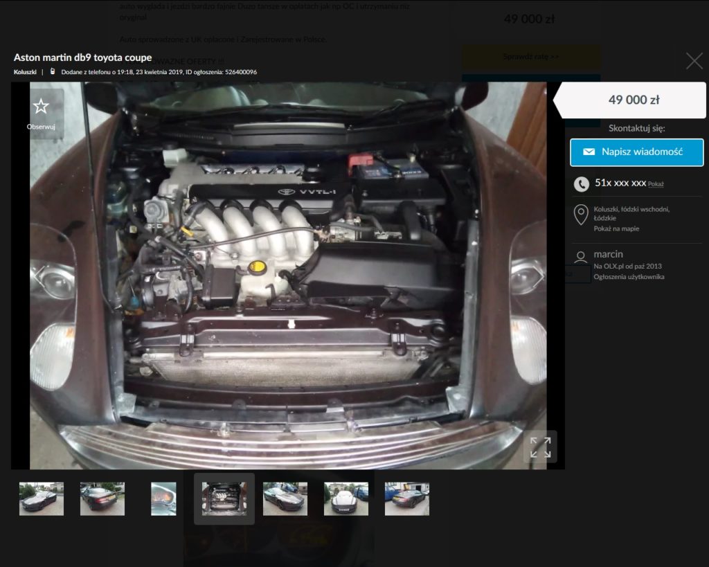 Toyota Celica na sprzedaż 