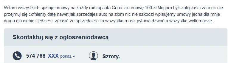 złomowanie pojazdów