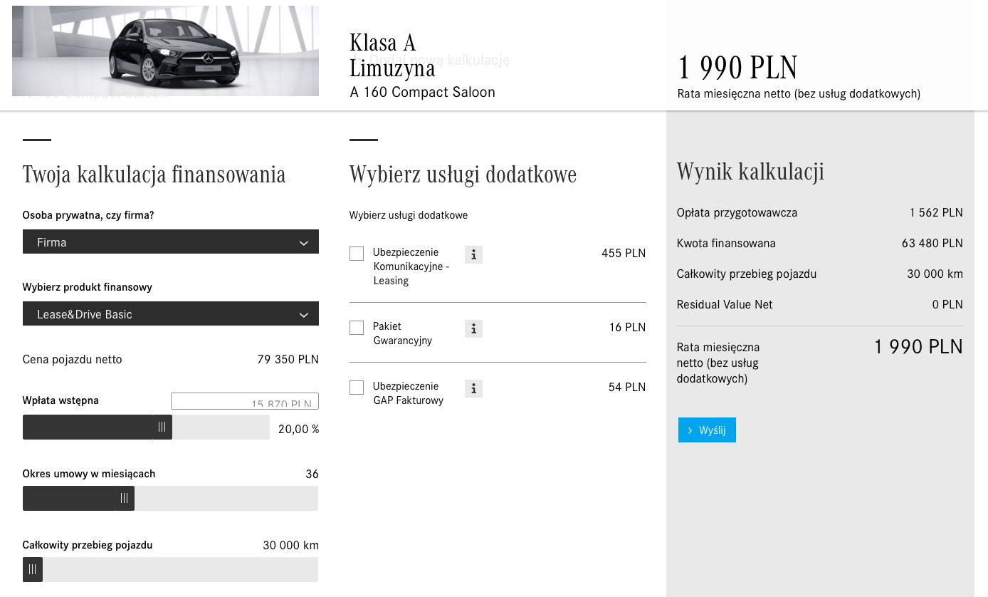 Tesla Model 3 leasing Polska 