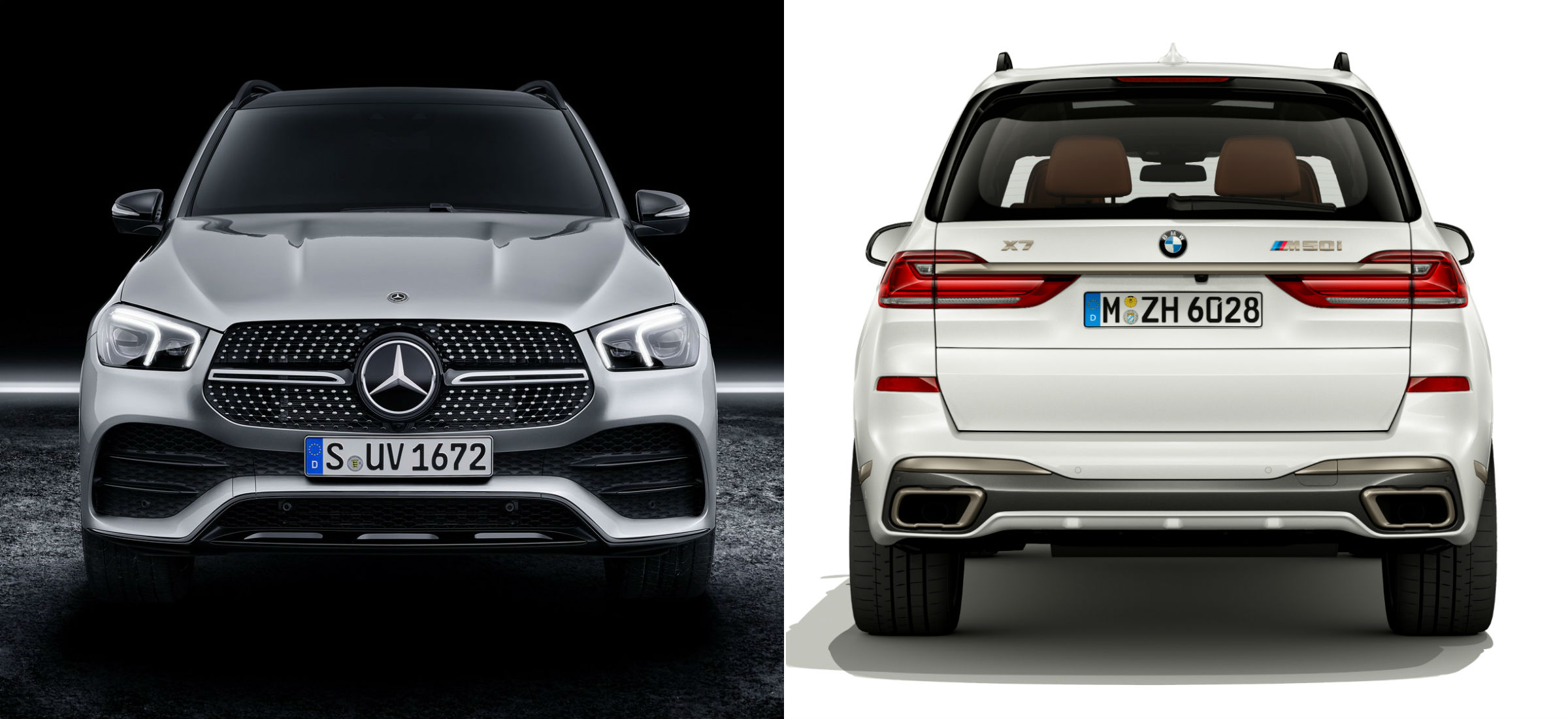 BMW X5 i X7 M50i, Mercedes GLE 580 - mocne wersje niemieckich SUV-ów