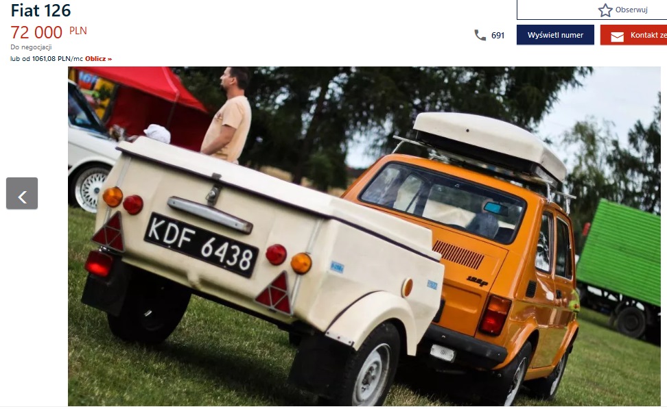 fiat 126p fabrycznie nowy 