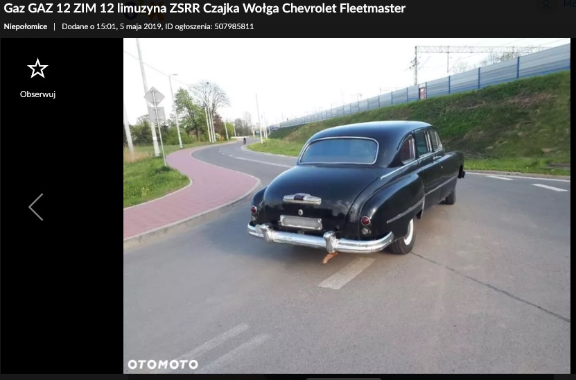 gaz 12 zim na sprzedaż 