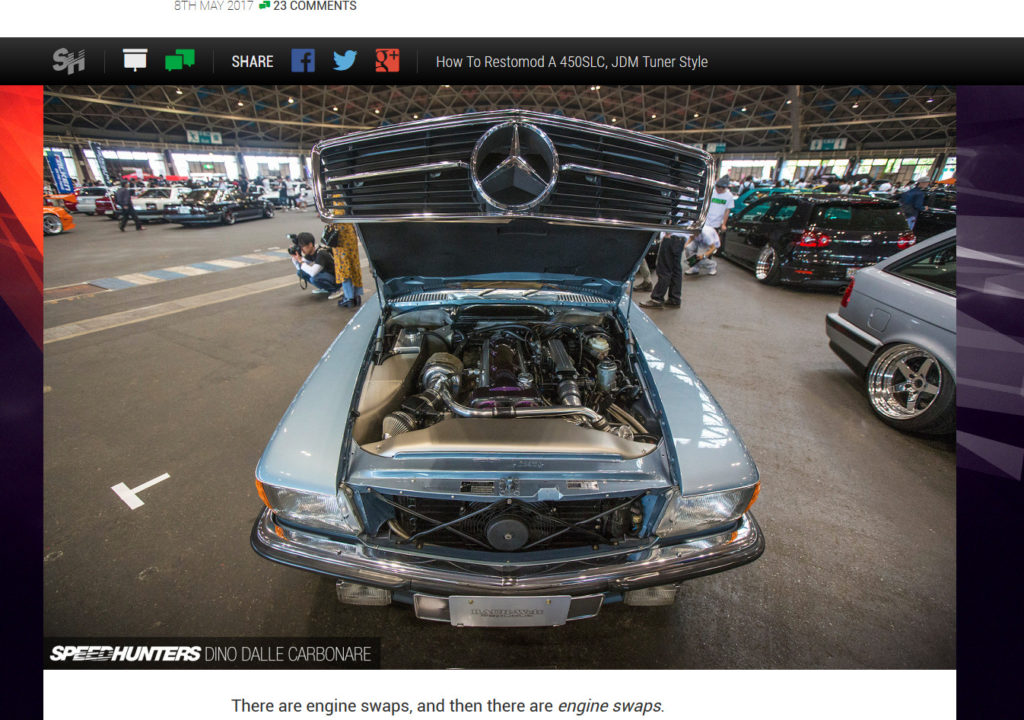 Mercedes R107 450 SLC 