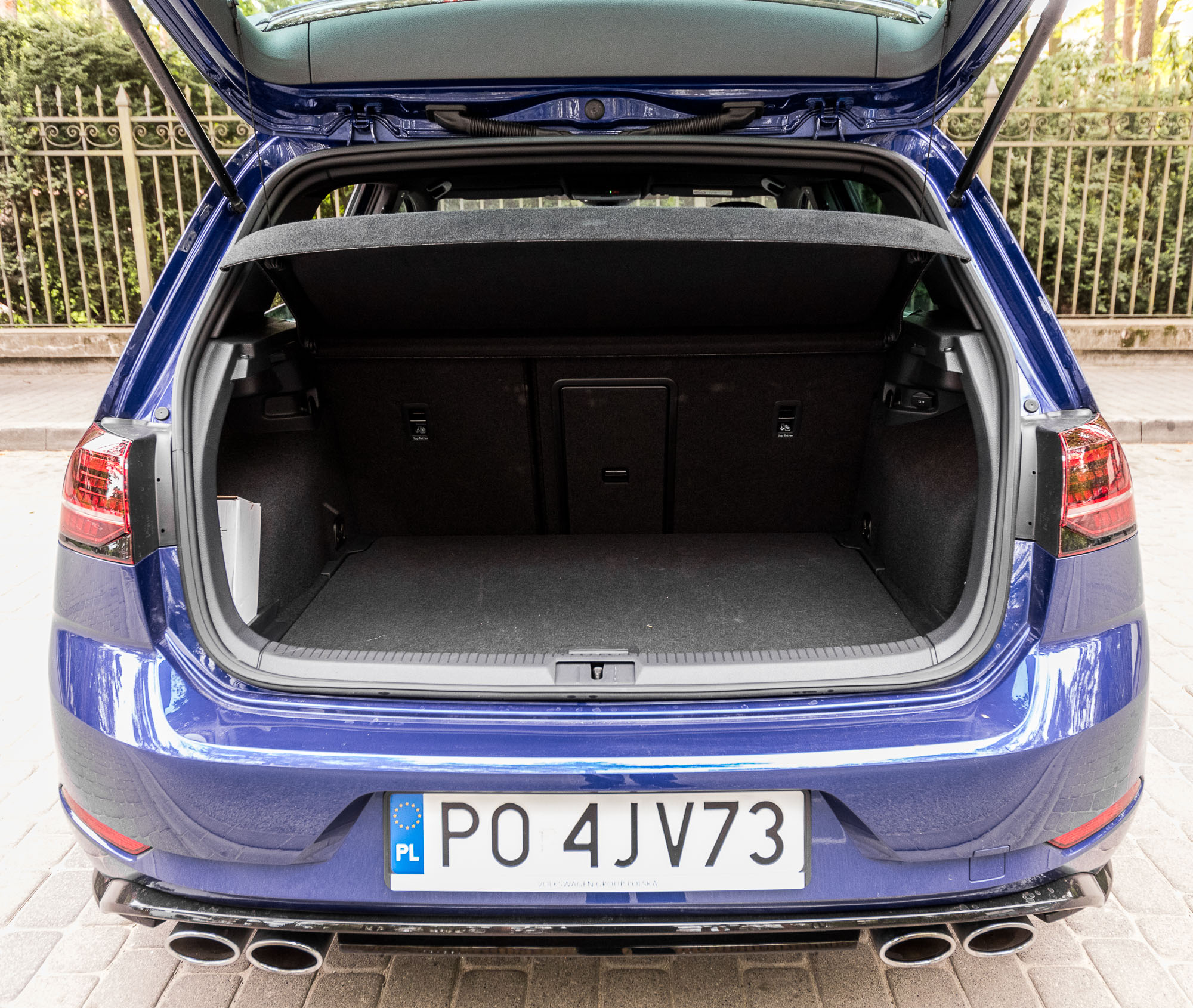 VW Golf R bagażnik 