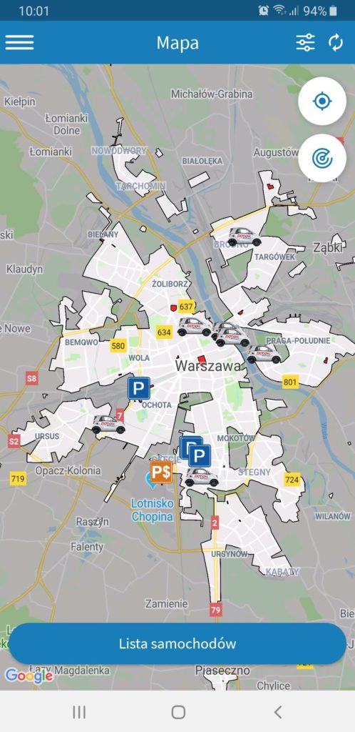 nowa strefa Traficar Warszawa 