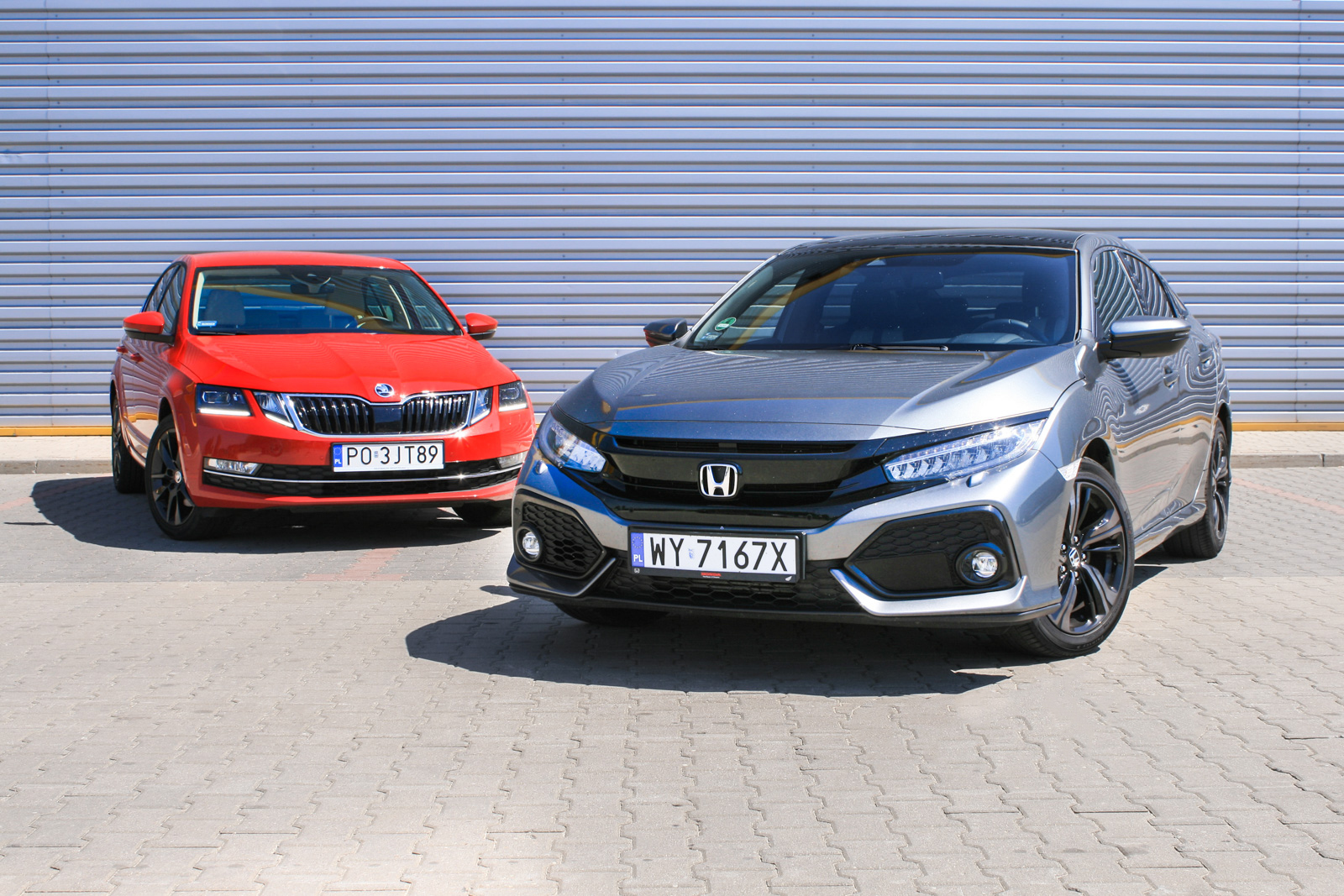 porównanie Honda Civic Skoda Octavia 