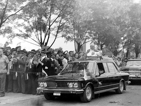 Jan Paweł II papamobile pielgrzymka 