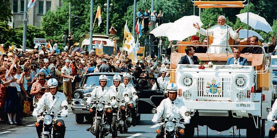 Jan Paweł II papamobile pielgrzymka