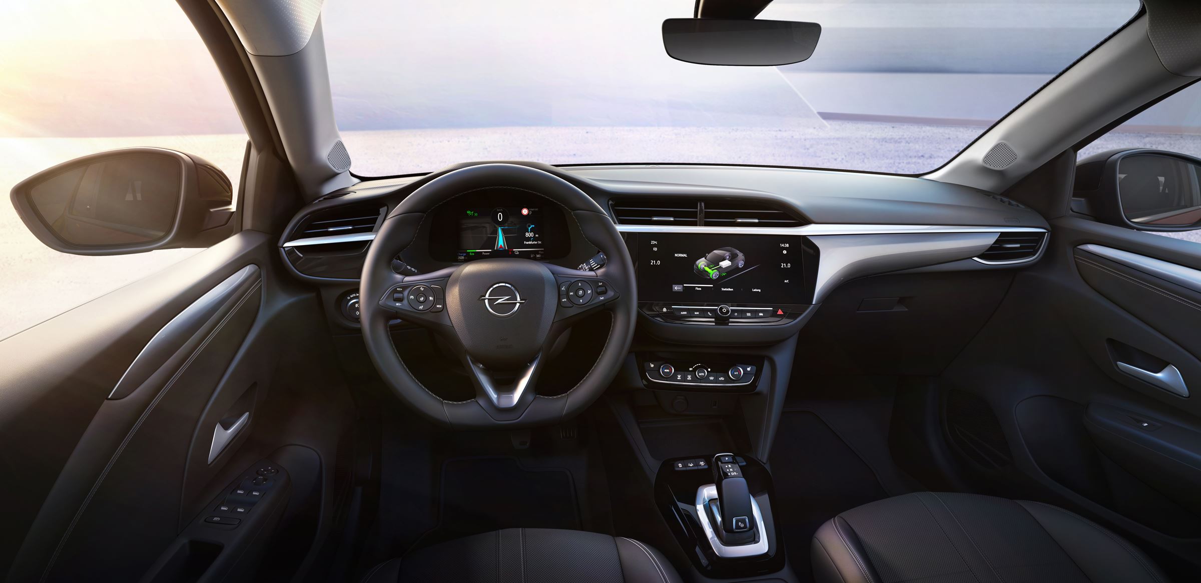 nowy opel corsa wnętrze 