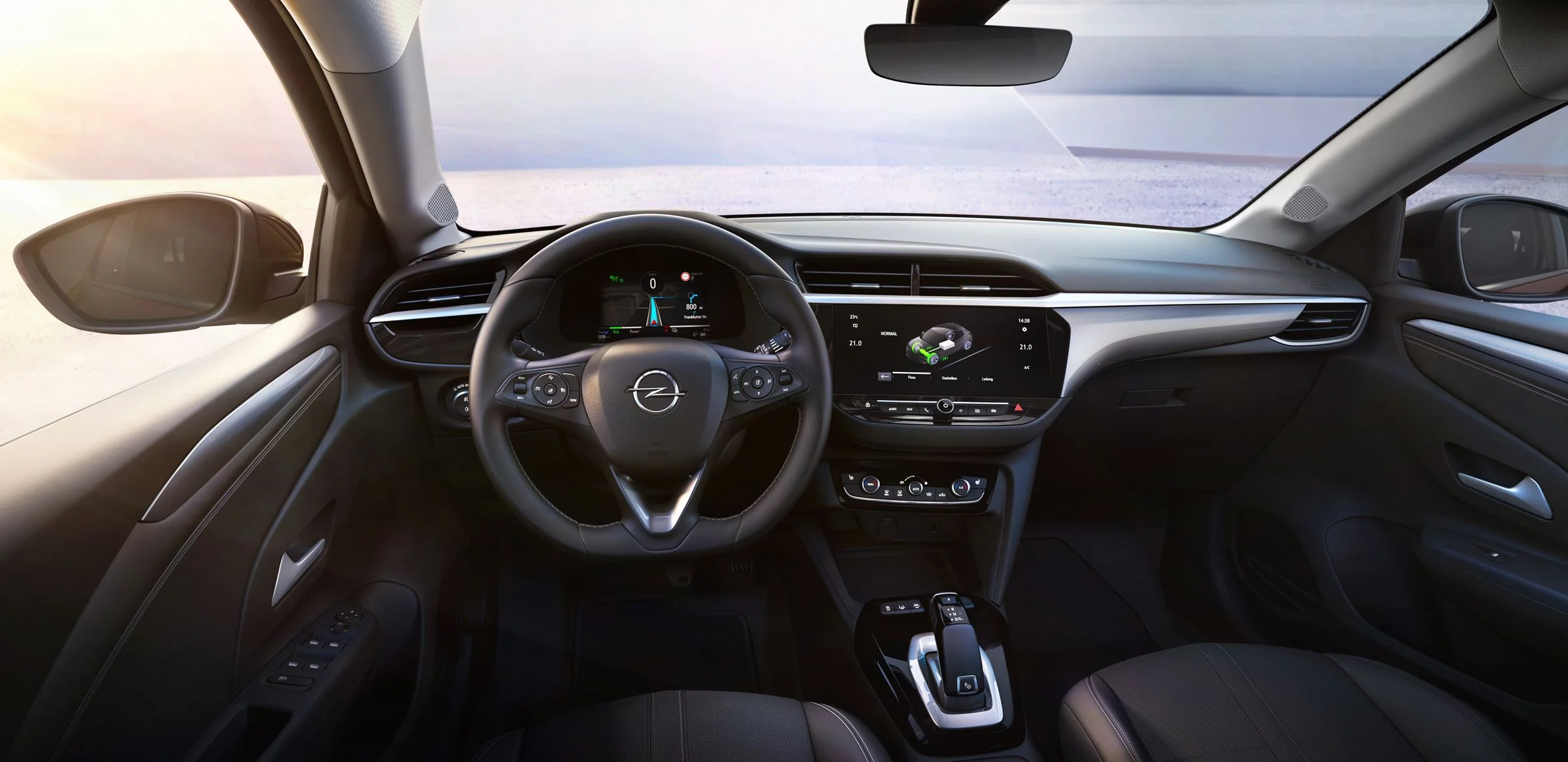 nowy opel corsa wnętrze 