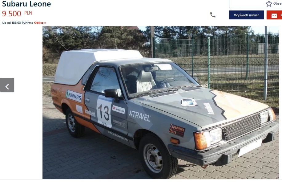 subaru leone 4x4 na sprzedaż 