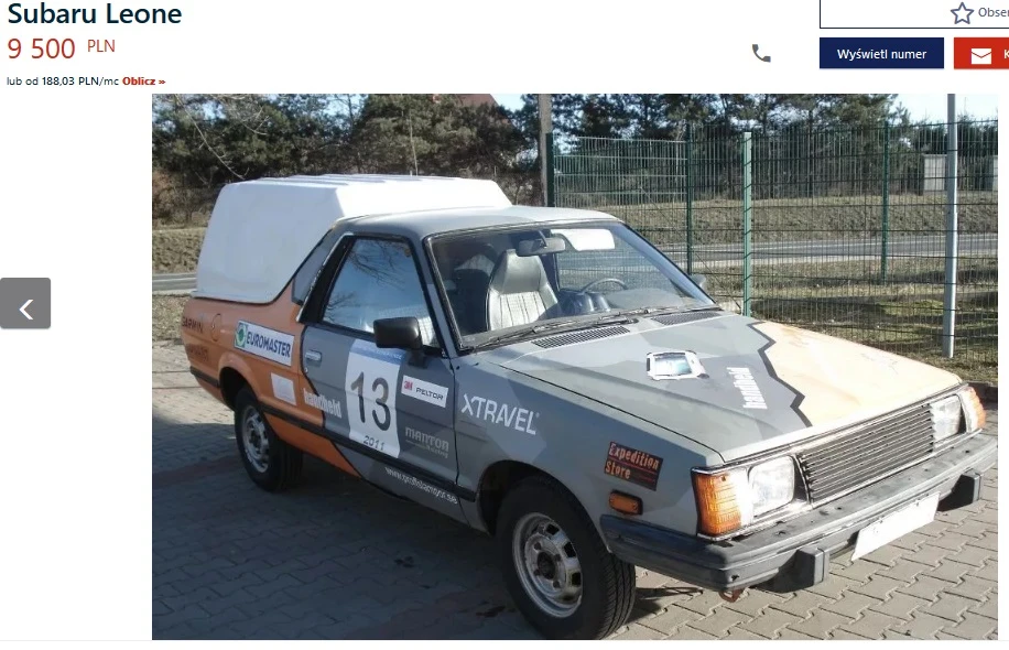 subaru leone 4x4 na sprzedaż
