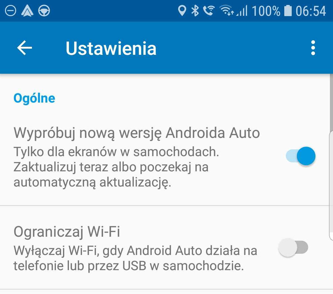 Nowa wersja Android Auto 