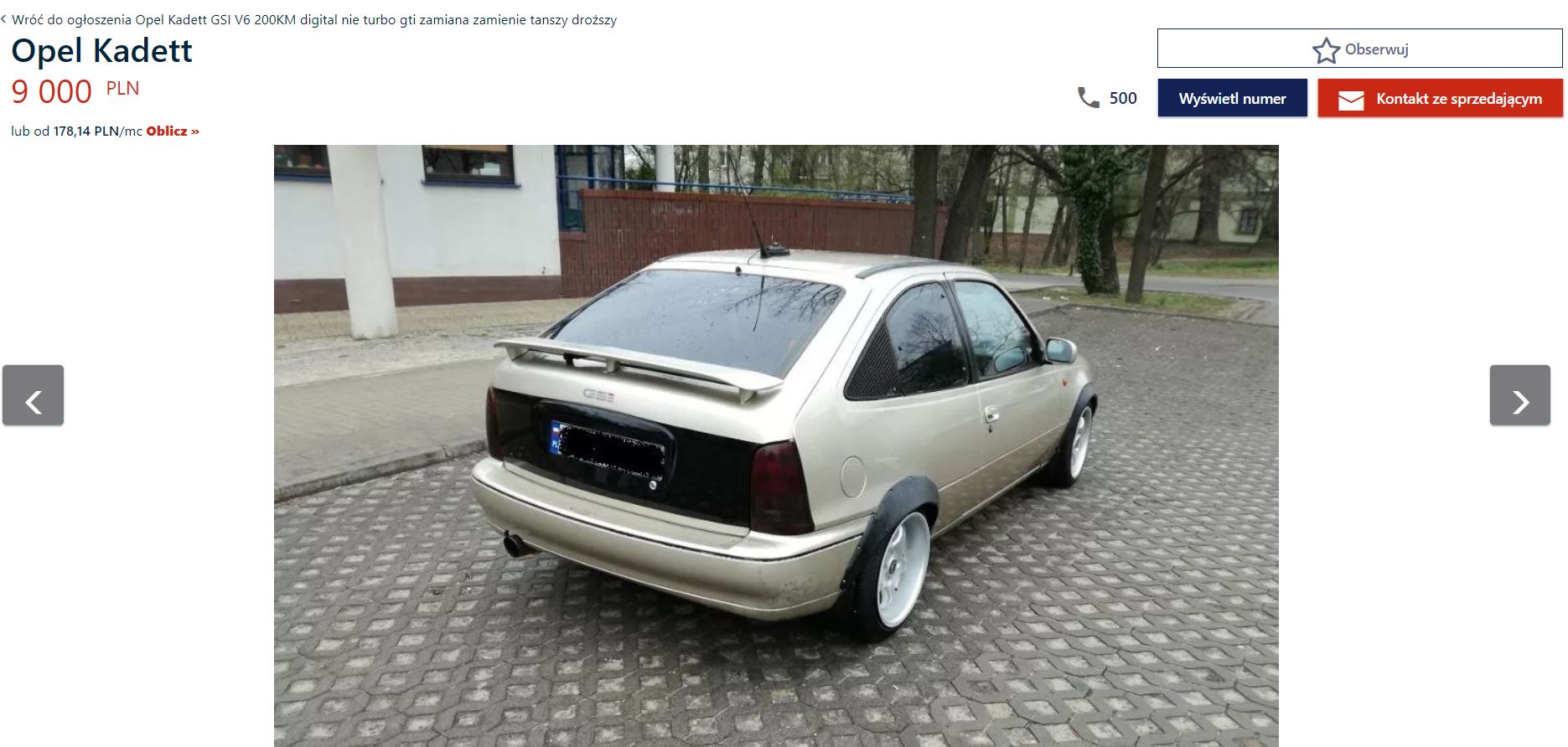Opel Kadett GSI 