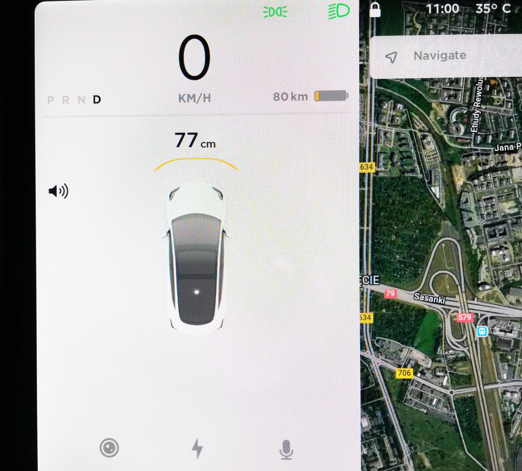 Tesla Model 3 wyposażenie 