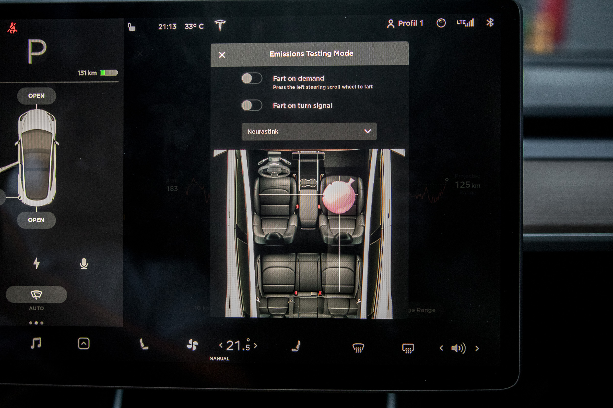 Tesla Model 3 wyposażenie 
