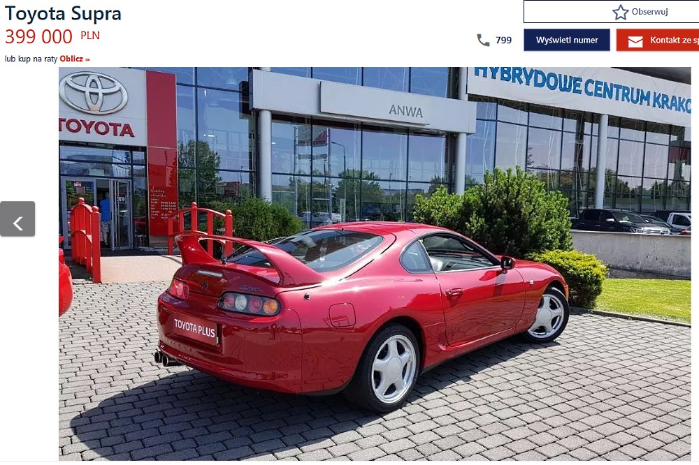 Toyota Supra Turbo Kraków 
