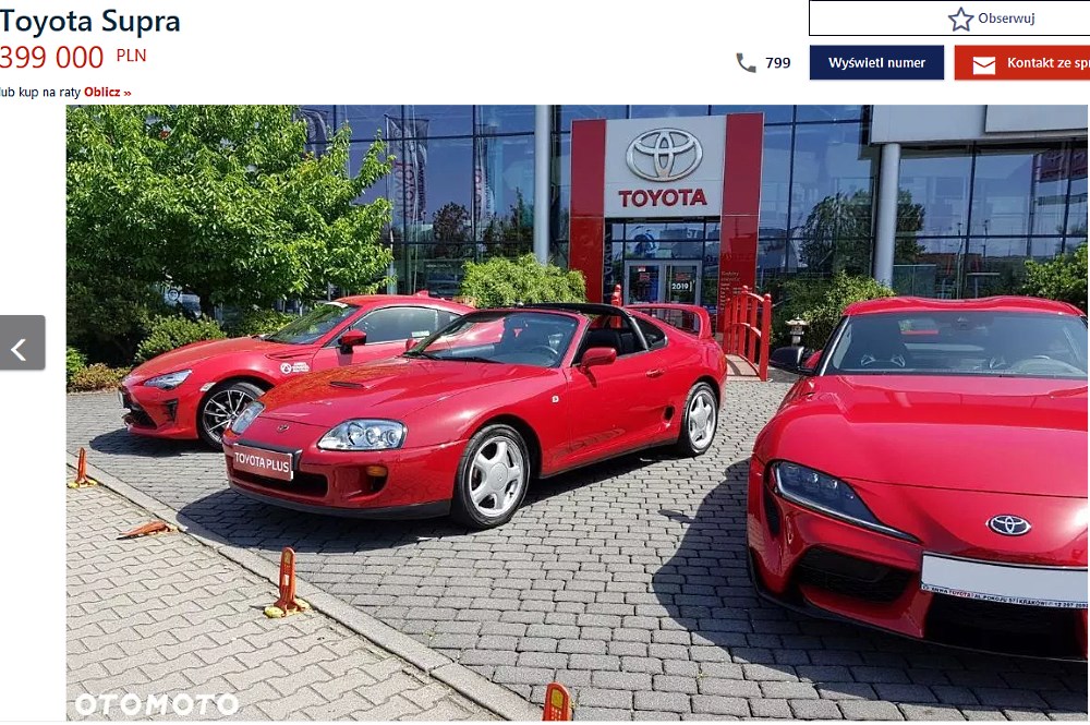 Toyota Supra Turbo Kraków 