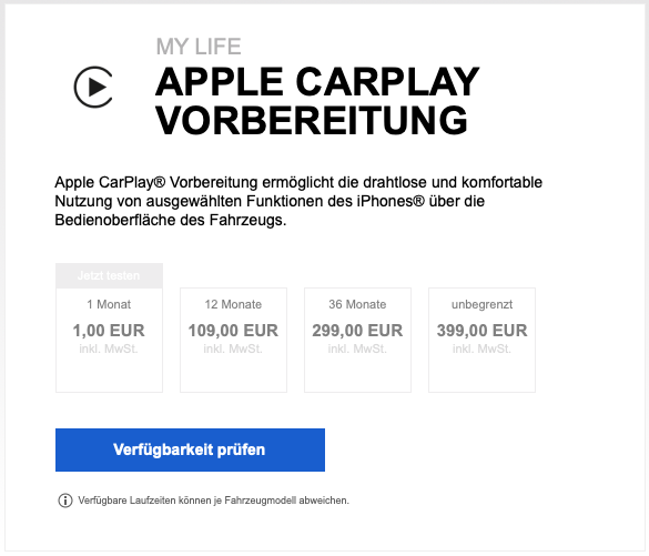 BMW CarPlay 